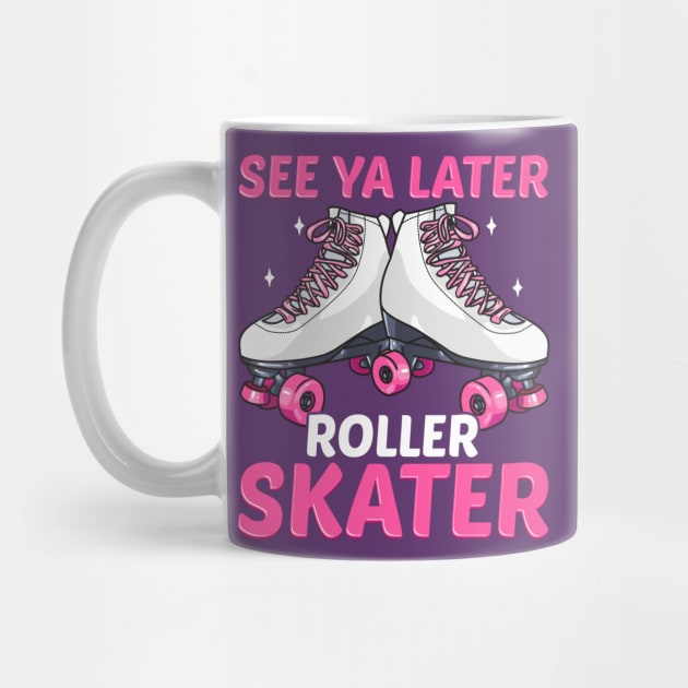 Retro Roller Skater Funny Quotes Humor Gifts by E